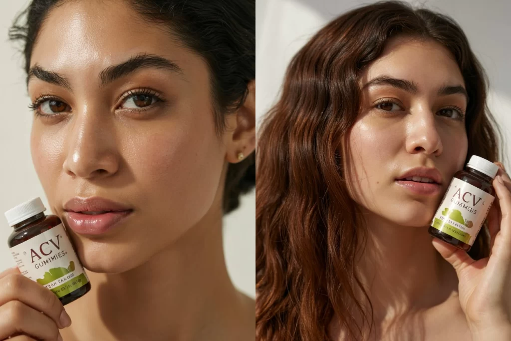 ACV Gummies Improve Skin and Hair Health