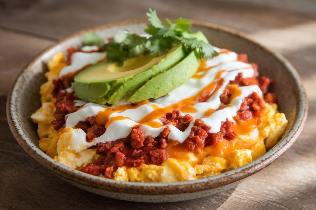 Keto Breakfast Burrito Bowl