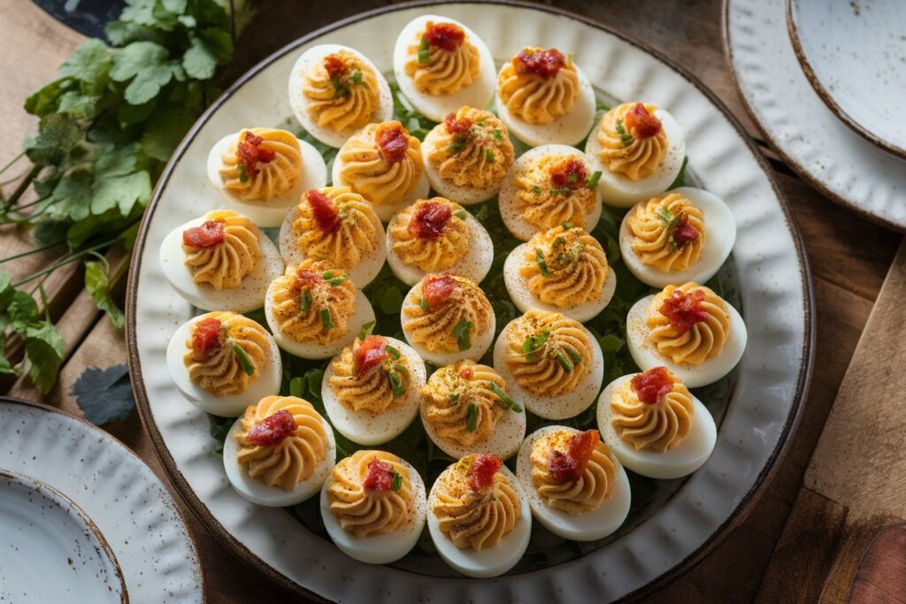 deviled eggs